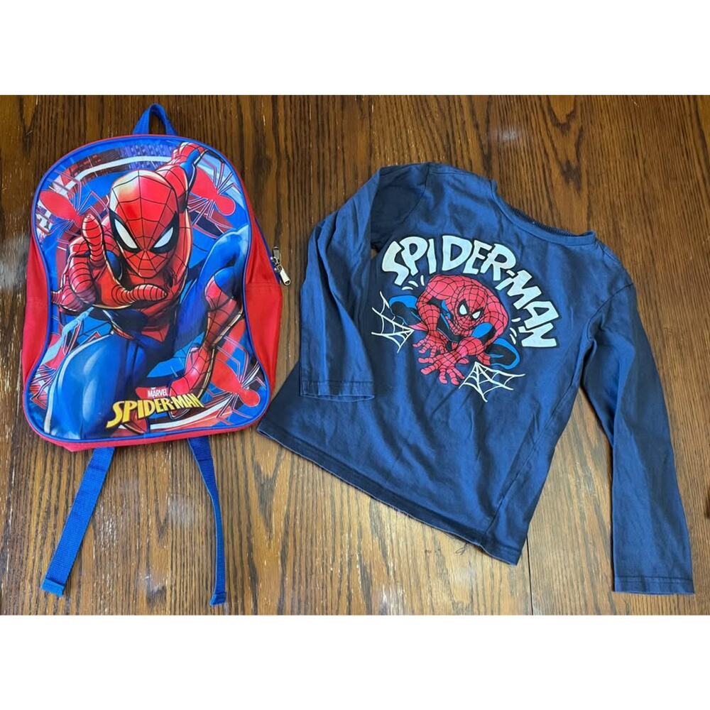 Boys Size 7 Shirt and Backpack Set